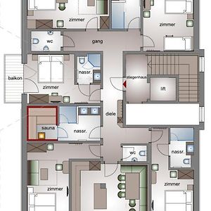 Appartement met Vijf Slaapkamers